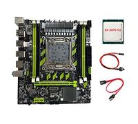 Qutsvosh X79G LGA2011 Scheda Madre+E5 2670 V2 CPU+ Switch+ SATA Supporto 4XDDR3 Slot M.2 NVME PCI-E X16 6XUSB2.0 SATA3.0