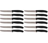 Quttin 189696 Set 6 coltelli da tavolo per sega 11 cm Basic, QT-709611 (Confezione da 2)