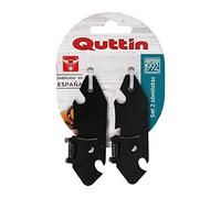 Quttin 46968 - Set di 2 apriscatole Pavonati, 8 cm, in metallo