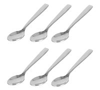 Quttin Set 6 cucchiaini Te Madrid cucchiai, Acciaio Inossidabile, Argento