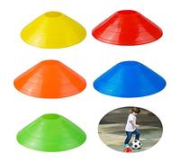 QUUPY 20 coni da calcio, set di coni a disco, per allenamento di velocità e agilità, utilizzati per allenare calcio, pallacanestro