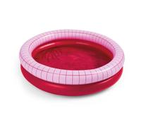 Quut - Dippy - Piscina gonfiabile in PVC Premium di qualità (0,30 mm) - divertente e design a partire da 2 anni - 120 cm di diametro (rosso ciliegia)