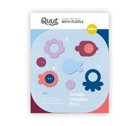 Quut Opia - Puzzle da bagno al mare per bambini | Giocattolo da bagno in schiuma morbida, 10 pezzi, senza BPA, stimola le capacità motorie fini e creatività, da 10 mesi