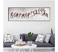 Quuzee Pittura Diamante 5D Fai da Te Trapano Pieno Squadra di Stelle del Basket 40x80cm 5D DIY Diamond Painting Kit Completo Strass Ricamo a Punto Croce Craft Arts per Decorazione Mosaico Parete Casa