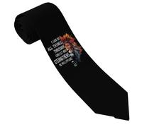 QUWJLK Cravatta da uomo con leone e Giuda, stile cristiano, divertente - Cravatte classiche ed eleganti per lavoro, occasioni formali e casual