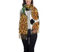 QUWJLK Sciarpa e scialle in cashmere con nappe e farfalle blu, leggeri e alla moda, perfetti come regalo per le donne.
