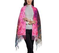 QUWJLK Sciarpa e scialle in cashmere con nappe, perfetti per dipingere fiori con diamanti, leggeri e alla moda, ideali come regalo per le donne.