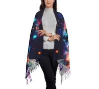 QUWJLK Sciarpa e scialle in cashmere con nappe, perfetti per dipingere fiori con diamanti, leggeri e alla moda, ideali come regalo per le donne.