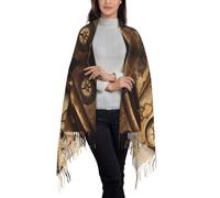 QUWJLK Sciarpa e scialle in cashmere con nappe, perfetti per dipingere fiori con diamanti, leggeri e alla moda, ideali come regalo per le donne.