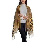 QUWJLK Sciarpa e scialle in cashmere con nappe, perfetti per dipingere fiori con diamanti, leggeri e alla moda, ideali come regalo per le donne.