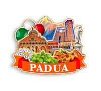 Quwsne Magnete da frigorifero Padova Italia magnete da frigorifero souvenir di viaggio città regali turistici 3D classici punti di riferimento artigianali fatti a mano decorazione domestica -1289