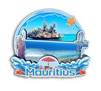 Quwsne Magnete per frigorifero Mauritius, souvenir da viaggio in città, regali turistici, 3D, monumenti classici, artigianato fatto a mano, decorazione per la casa -3209