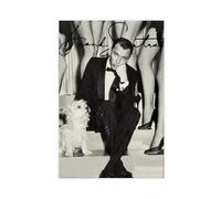 QUXDJZ Frank Sinatra - Poster vintage su tela, decorazione artistica da parete per soggiorno, camera da letto, 20 x 30 cm, 6 pezzi