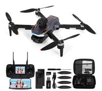 QUXV Droe con telecamera HD 1080P per bambini e adulti, telecomando con schermo da 2,4 pollici, scheda SD da 32 GB con lettore di schede, giocattolo per bambini e bambine, regalo di Natale