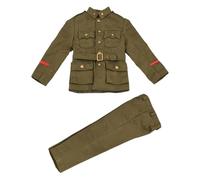 QUXVUIS 1/6 Scale Maschio Action Figure Top Manica Lunga Uniforme è Un Must Have per i Collezionisti di Miniature di Bambole Cappotto Top in Per Scala 1/6 con Pantaloni Modello per