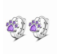 QUXVUIS 1 paio di orecchini pendenti in rame, gioielli di moda, multicolore, fai da te, pelle attraente, vicino, forniture per donne alla moda, Viola