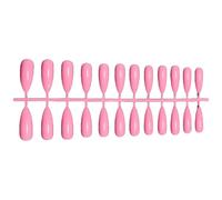 QUXVUIS 1 set di unghie finte resistenti all'usura Design Per unico di alto livello Aspetto squisito Accessori falsi facili da indossare, SM17-2248 Rosa