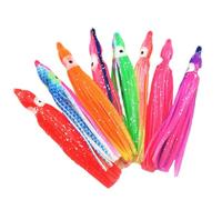 QUXVUIS 10pcs Squid Bait per Octopus Fishing Jig Impermeabile Robusto Attrezzatura Attrezzatura Ad efficienza energetica Ampia Gamma per l'utilizzo di Seduzione