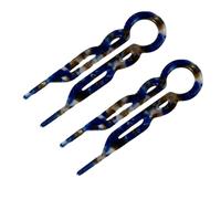 QUXVUIS 2x Forcina per capelli Perni con presa sicura a doppia chiusura 2x Perno Piccolo durevole 3 per Prestige Aggiornamenti e liscia per, B