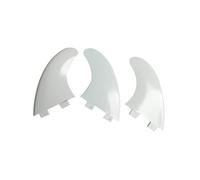 QUXVUIS 3Pcs Surfer Fin Tavola da Surf indossabile Pinne robuste Sostituzione Accessori per Il Surf Accessori per Il Mare Sportivo all'aperto, Bianco