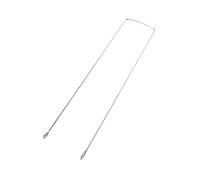 QUXVUIS Accessori di fissaggio per staffa per cestino anteriore per bicicletta Supporto di montaggio in metallo di qualità Durevole e duraturo Garanzia quotidiana Supporto di, Argento, 20/22 pollici