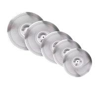 QUXVUIS Accessorio per batteria silenzioso, pacchetto di piatti a basso volume, 14 Hi Hat, 16 Crash, 18 Crash e 20 Ride Apartment. Quale opzione per chi cerca un semplice