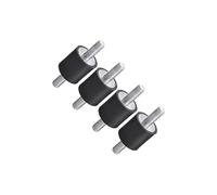 QUXVUIS Ammortizzatore in Gomma Progettato per assorbire l'impatto, aumentando la Durata di delle strutture per Ufficio e dei dispositivi elettronici. Supporto in Gomma