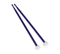 QUXVUIS Bacchette versatili per batteria, percussioni musicali a mano, doppie teste, adatte per batteria, piatti e timpani, garantiscono una durata senza, Blu scuro, 42.3x3.5x1.3 cm