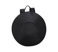 QUXVUIS Borsa per tamburo HandPan, doppia tracolla, impermeabile, in tessuto Oxford, con linguette in acciaio, adatta a tutte le misure, comoda custodia per tamburo a mano da 22