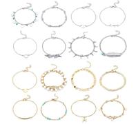 QUXVUIS Braccialetto alla Caviglia Colorfast Gioielli per Il Corpo durevoli Comode Caviglie Catene Cavigliere per Ragazze Chic squisite Decorazioni per i Piedi, Digitare 5