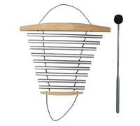 QUXVUIS Campanello per meditazione e strumento da bagno Campanello tubolare che supporta la pratica della meditazione per la quiete interiore. Suona i, 9 toni addensati