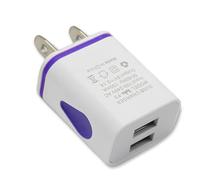 QUXVUIS Caricabatterie USB da Parete Testina di Ricarica Universale Doppia Rapida Durata di Servizio Forniture telefoniche Adattatore Alimentazione per l'uso in Viaggio d'ufficio, Blu