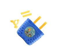 QUXVUIS Cestino per bicicletta per bambini, facile da riporre sul manubrio anteriore, resistente, impermeabile, per bambine, basta sciacquare con acqua e asciugare. SICUREZZA E
