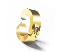 QUXVUIS Clip per orecchio su gioielli per ornamenti per medicazione vintage Adornano decorazioni per il corpo Banchetto per feste Orecchie Cerchio Accessorio moda maschile, D'oro