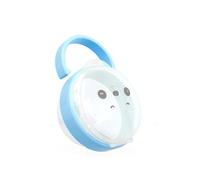 QUXVUIS Clip per scatola di immagazzinaggio ciuccio per bambini PP Cartoon Neonati Toddlers Custodia per capezzoli Custodia da viaggio a prova di polvere, Blu