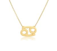 QUXVUIS Collana dell'amicizia a tema costellazione regolabile Chic Ins Accessorio alla moda leggero e antiruggine delicato, Oro cancro