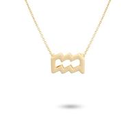 QUXVUIS Collana dell'amicizia a tema costellazione regolabile Chic Ins Accessorio alla moda leggero e antiruggine delicato, Oro acquario