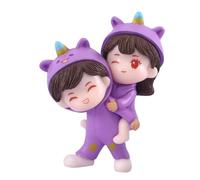 QUXVUIS Collezione di statuette in miniatura di paesaggi, souvenir giovani coppie per gli amanti dell'arredamento Statuetta coppia non per decorare la casa, ma anche per decorare la