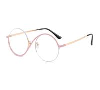 QUXVUIS Comodi occhiali rotondi europei e americani per un look alla moda e per sentirsi a proprio agio tutto il giorno. PC, digitare+1