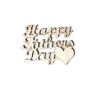 QUXVUIS Confezione da 30 ciondoli Regali per la festa della mamma Regali per papà da figlia Decor Lettere in legno Accessori per auto per domestico, JM01297