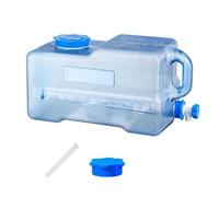 QUXVUIS Contenitore per acqua di grande capacità, facile da usare, con rubinetto, secchio per l'acqua per auto, può essere spostato facilmente. Contenitore di emergenza portatile per auto.