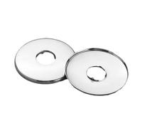 QUXVUIS Coperchio decorativo per rubinetto doccia con collare per tubo valvola in acciaio inossidabile facile da installare Realizzato in acciaio inossidabile