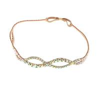 QUXVUIS Copricapi per la danza del ventre, accessori con strass per donne, per creare look straordinari per spettacoli, festival ed eventi sociali. Copricapo per la fronte,