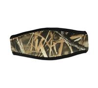 QUXVUIS Coprimaschera da immersione, comodo cinturino antiscivolo in neoprene per capelli lunghi durante le immersioni, coprimaschera in neoprene con cinghie a schiaffo, Stile A