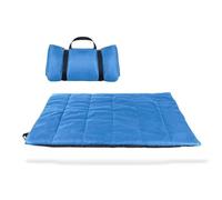 QUXVUIS Cuccia per cani da esterno impermeabile con punti,blu | che offrono un posto sicuro per il riposo del cane durante il campeggio. 320 g/m²