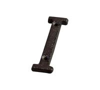 QUXVUIS Decorazione in Piastra per porta durevole e antiruggine Ampia applicazione Metallo Lettere metalliche Numeri civici Non facili da sbiadire, B17-I