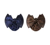 QUXVUIS Delicata sui capelli e facile da chignon per infermiere impiegato di banca hostess di volo professionale copertura per chignon in poliestere resistente