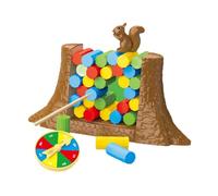 QUXVUIS Divertente gioco della roulette, emozionante gioco di equilibrio della torre di torsione, sfida impilamento, coinvolgente giocattolo puzzle per riunioni famiglia, blocchi impilamento