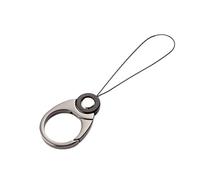 QUXVUIS Durevole con portachiavi con clip posteriore Robusto e affidabile per prevenire la perdita del telefono Evitare che il telefono cada dalla corda appesa all'anello, Grigio