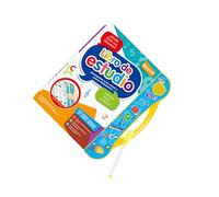 QUXVUIS E-book per bambini, macchina per imparare le lingue, contenuto colorato, strumento di apprendimento interattivo per bambini, giocattolo educativo che